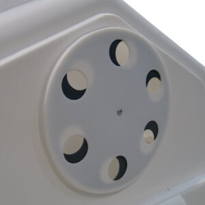 Alternative view of JFC Super Calf Hutch (White) Hutch only